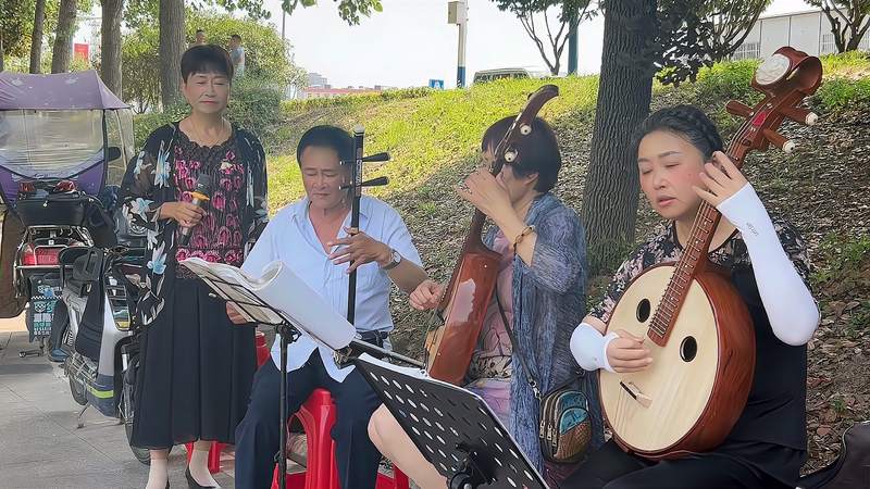 黄梅戏名段《孟姜女·秋风飒飒秋意冷》：无为市老年大学休闲戏曲